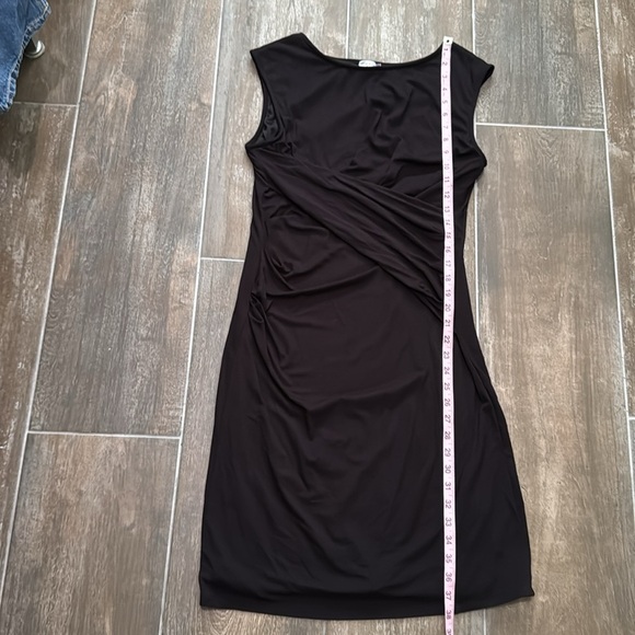 Kut From The Kloth Stitch Fix Mollee Classic Black Sleeveless Ruched Dress - Picture 8 of 8